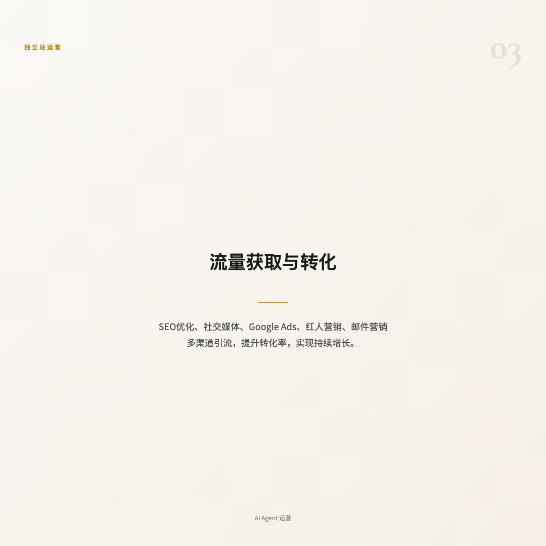 流量获取与转化